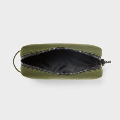 Compact Travel Toiletry Organizer - Recycled Neoprene - Olive - Goodfellow & Co™ 4 Compact Travel Toiletry Organizer - Recycled Neoprene - Olive - Goodfellow & Co™ - Image 2