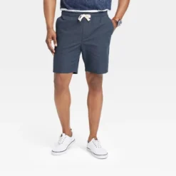 Men's 8" Everyday Relaxed Fit Pull-On Shorts - Goodfellow & Co™ Navy Blue 7 Men's 8" Everyday Relaxed Fit Pull-On Shorts - Goodfellow & Co™ Navy Blue -Men Fashion GUEST 06498a67 b30e 45e0 9b56 cf8d503d75b6