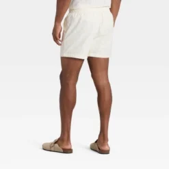 Men's 5" Elevated Pull-On Shorts - Goodfellow & Co™ Off-White