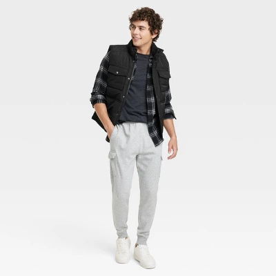 Men's Corduroy Collar Midweight Puffer Jacket - Goodfellow & Co™ 4 Men's Corduroy Collar Midweight Puffer Jacket - Goodfellow & Co™ - Image 2