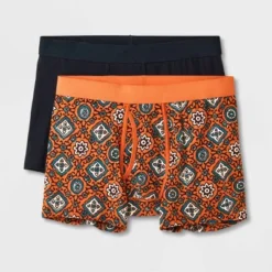 Men's Medallion Print Boxer Briefs 2pk - Goodfellow & Co™ Orange 9 Men's Medallion Print Boxer Briefs 2pk - Goodfellow & Co™ Orange -Men Fashion GUEST 106fe5d3 e3de 485e ae8d 01a4e1f1705c
