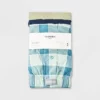 Men's Plaid Woven Boxer 2pk - Goodfellow & Co™ Green/Blue -Men Fashion GUEST 1199a977 9332 4be8 995b 7a719f63d2be