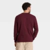 Men's Vintage Textured Crewneck Long Sleeve Shirt - Goodfellow & Co™ -Men Fashion GUEST 14ddb8b1 f42f 4a4a 86a9 3114239621ee