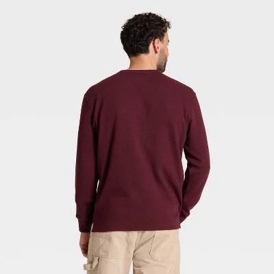 Men's Vintage Textured Crewneck Long Sleeve Shirt - Goodfellow & Co™ 3 Men's Vintage Textured Crewneck Long Sleeve Shirt - Goodfellow & Co™