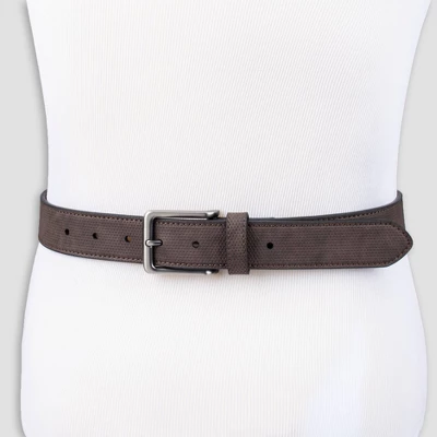 Men's 35mm Textured Strap Belt - Goodfellow & Co™ Brown 6 Men's 35mm Textured Strap Belt - Goodfellow & Co™ Brown - Image 4