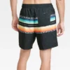 Men's 7" Ibiza Sunset Swim Shorts - Goodfellow & Co™ Black -Men Fashion GUEST 1c7c9992 adff 4e5c ae6f e32a2b56d1b1