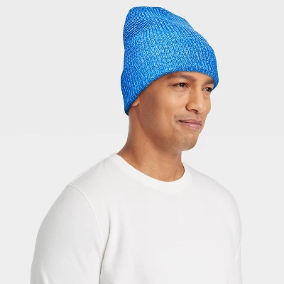 Men's Lofty Chunky Knit Beanie - Goodfellow & Co™ Blue 3 Men's Lofty Chunky Knit Beanie - Goodfellow & Co™ Blue