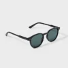 Men's Plastic Round With Gray Lens Sunglasses - Goodfellow & Co™ Black: Maximum UV Protection, Impact-Resistant 1 Men's Plastic Round With Gray Lens Sunglasses - Goodfellow & Co™ Black: Maximum UV Protection, Impact-Resistant -Men Fashion GUEST 1e916226 89f3 44eb b804 df877ad5b30a