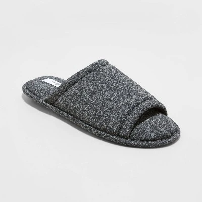 Men's Liam Slide Slippers - Goodfellow & Co™ Black 6 Men's Liam Slide Slippers - Goodfellow & Co™ Black - Image 4
