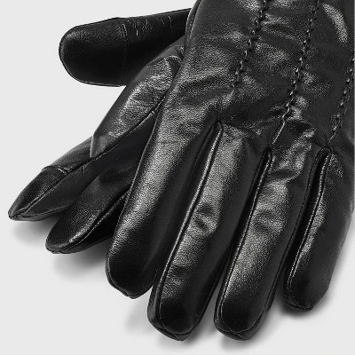 Men's Basic Triple Trim Touch Dress Gloves - Goodfellow & Co™ Black 3 Men's Basic Triple Trim Touch Dress Gloves - Goodfellow & Co™ Black