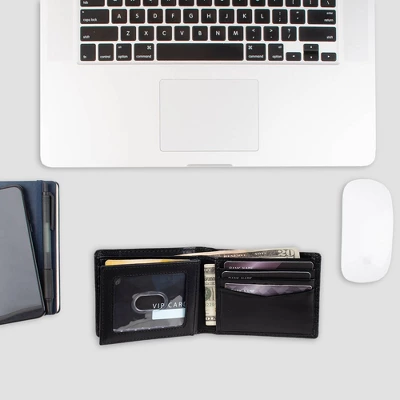 RFID Bifold Wallet - Goodfellow & Co™ Black 8 RFID Bifold Wallet - Goodfellow & Co™ Black - Image 6