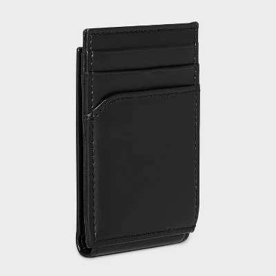 Men's RFID Card Case - Goodfellow & Co™ Black 4 Men's RFID Card Case - Goodfellow & Co™ Black - Image 2