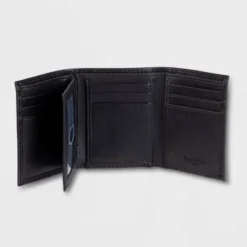 RFID Extra-Capacity Trifold Wallet - Goodfellow & Co™ Black One Size