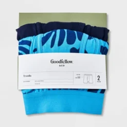 Men's Floral Leaf Print Trunks 2pk - Goodfellow & Co™ Blue/Orange 8 Men's Floral Leaf Print Trunks 2pk - Goodfellow & Co™ Blue/Orange -Men Fashion GUEST 37ac425f 78a2 414b 891a 1e80875a5c13