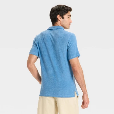 Men's Terry Cloth Polo Shirt - Goodfellow & Co™ 3 Men's Terry Cloth Polo Shirt - Goodfellow & Co™