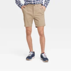 Men's Every Wear 7" Slim Fit Flat Front Chino Shorts - Goodfellow & Co™ -Men Fashion GUEST 37d748d5 65bb 48c8 a8a7 59c0ca617bbb