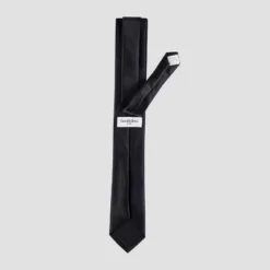 Men's Satin Skinny Tie - Goodfellow & Co™ Black One Size
