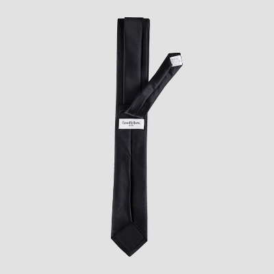 Men's Satin Skinny Tie - Goodfellow & Co™ Black One Size 3 Men's Satin Skinny Tie - Goodfellow & Co™ Black One Size