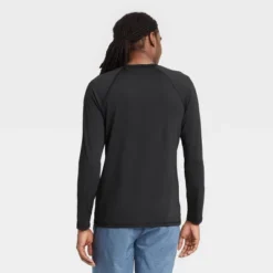 Men's Slim Fit Long Sleeve Rash Guard Swim Shirt - Goodfellow & Co™