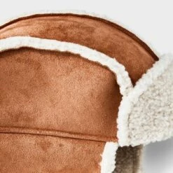 Men's Suede Faux Shearling Trapper Hat - Goodfellow & Co™ Tan -Men Fashion GUEST 3fa5d9d5 f88d 472a b287 bebfcb4f20cd