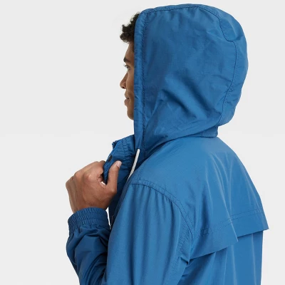 Men's Elevated Rain Coat - Goodfellow & Co™ Blue 5 Men's Elevated Rain Coat - Goodfellow & Co™ Blue - Image 3