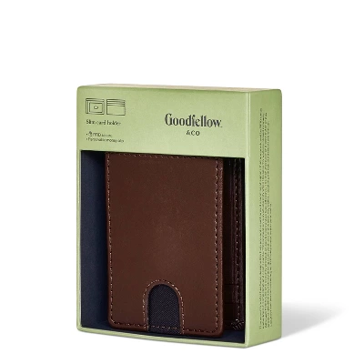 Men's RFID Bifold Wallet With Money Clip - Goodfellow & Co™ Brown 3 Men's RFID Bifold Wallet With Money Clip - Goodfellow & Co™ Brown