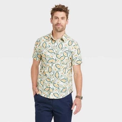 Men's Slim Fit Short Sleeve Button-Down Shirt - Goodfellow & Co™ 5 Men's Slim Fit Short Sleeve Button-Down Shirt - Goodfellow & Co™ - Image 3