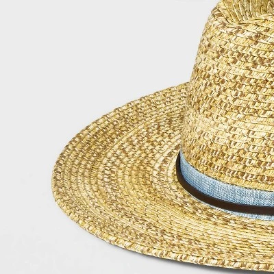 Men's Marled Straw Panama Hat With Chin Strap - Goodfellow & Co™ Cream 5 Men's Marled Straw Panama Hat With Chin Strap - Goodfellow & Co™ Cream - Image 3