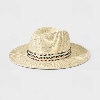 Men's Light Marled Panama Hat With Embroidered Band - Goodfellow & Co™ Cream 5 Men's Light Marled Panama Hat With Embroidered Band - Goodfellow & Co™ Cream - Image 3