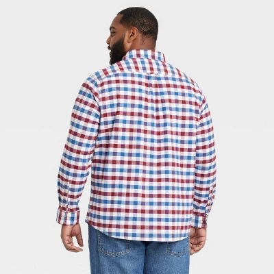 Men's Big & Tall Every Wear Long Sleeve Button-Down Shirt - Goodfellow & Co™ 3 Men's Big & Tall Every Wear Long Sleeve Button-Down Shirt - Goodfellow & Co™