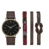 Men's Easy Read Strap Watch Set - Goodfellow & Co™ Brown -Men Fashion GUEST 7e3d39c6 7559 4743 8af7 df926273d4c4