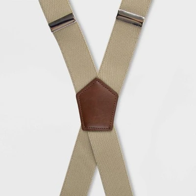 Men's Solid Suspender - Goodfellow & Co™ One Size 3 Men's Solid Suspender - Goodfellow & Co™ One Size