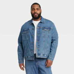 Men's Midwash Denim Trucker Jacket - Goodfellow & Co™ Blue 9 Men's Midwash Denim Trucker Jacket - Goodfellow & Co™ Blue -Men Fashion GUEST 8cc4c0e6 bc1a 4ec3 9316 c2caa4df5615