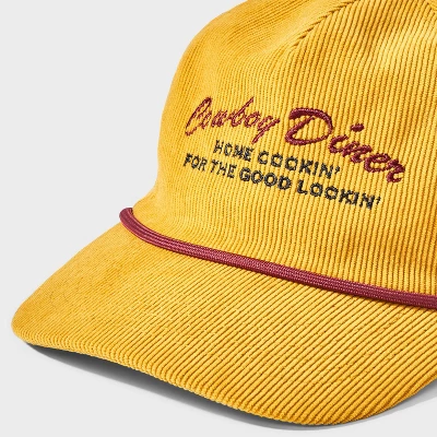 Men's Cowboy Diner Baseball Hat - Goodfellow & Co™ Yellow 5 Men's Cowboy Diner Baseball Hat - Goodfellow & Co™ Yellow - Image 3
