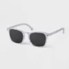 Men's Plastic Square Sunglasses - Goodfellow & Co™ Clear: UV Protection, Recycled Material 2 Men's Plastic Square Sunglasses - Goodfellow & Co™ Clear: UV Protection, Recycled Material -Men Fashion GUEST 92404385 08e3 4f3e 814e 5468b6a81bab