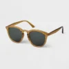 Men's Plastic Round Sunglasses - Goodfellow & Co™ Olive Green 1 Men's Plastic Round Sunglasses - Goodfellow & Co™ Olive Green -Men Fashion GUEST 987f3775 1f83 4c17 83eb 210546876aaa