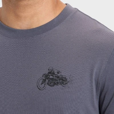 Men's Salem Speedway Graphic T-Shirt - Goodfellow & Co™ Dark Blue 5 Men's Salem Speedway Graphic T-Shirt - Goodfellow & Co™ Dark Blue - Image 3