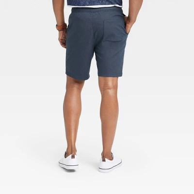 Men's 8" Everyday Relaxed Fit Pull-On Shorts - Goodfellow & Co™ Navy Blue 3 Men's 8" Everyday Relaxed Fit Pull-On Shorts - Goodfellow & Co™ Navy Blue