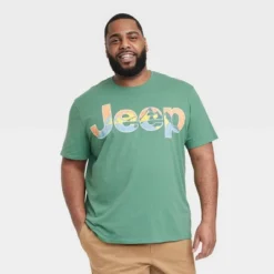 Men's Regular Fit Jeep Short Sleeve T-Shirt - Goodfellow & Co™ Green -Men Fashion GUEST a297f3e2 fa46 4e97 9473 91cfcd016ce2