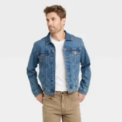 Men's Midwash Denim Trucker Jacket - Goodfellow & Co™ Blue 8 Men's Midwash Denim Trucker Jacket - Goodfellow & Co™ Blue -Men Fashion GUEST bf6f20a0 8b74 4bf2 8979 b3ce985f0bf7