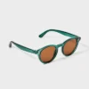 Men's Round With Teardrop Metal Sunglasses - Goodfellow & Co™ Green -Men Fashion GUEST c31dbd4b 9e54 4d0f a58b 0f9d8d86493c