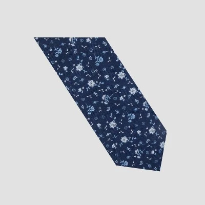 Men's Mina Floral Print Tie - Goodfellow & Co™ Navy One Size 4 Men's Mina Floral Print Tie - Goodfellow & Co™ Navy One Size - Image 2