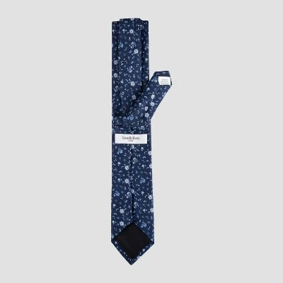Men's Mina Floral Print Tie - Goodfellow & Co™ Navy One Size 3 Men's Mina Floral Print Tie - Goodfellow & Co™ Navy One Size