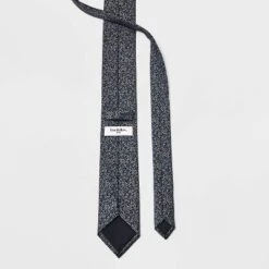 Men's Floral Print Neck Tie - Goodfellow & Co™ Black One Size