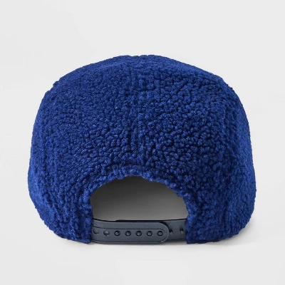 Men's Faux Shearling 5 Panel Baseball Hat - Goodfellow & Co™ Blue 4 Men's Faux Shearling 5 Panel Baseball Hat - Goodfellow & Co™ Blue - Image 2