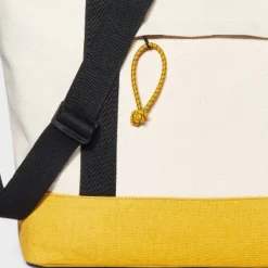 Men's Double Handle Tote Bag - Goodfellow & Co™ Beige/Yellow: Cotton Shell, Detachable Straps, 58.25" Strap 7 Men's Double Handle Tote Bag - Goodfellow & Co™ Beige/Yellow: Cotton Shell, Detachable Straps, 58.25" Strap -Men Fashion GUEST d37ec318 58fe 45d6 8adb d1b1942f7c2c