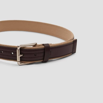 Men's Khaki Fabric With Overlay Belt - Goodfellow & Co™ Brown 4 Men's Khaki Fabric With Overlay Belt - Goodfellow & Co™ Brown - Image 2