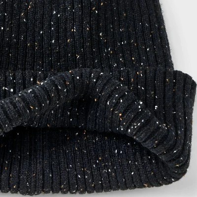 Men's Speckle Rib-Knit Beanie - Goodfellow & Co™ 5 Men's Speckle Rib-Knit Beanie - Goodfellow & Co™ - Image 3