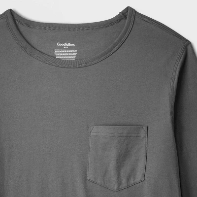 Men's Relaxed Fit Long Sleeve Adaptive Pocket T-Shirt - Goodfellow & Co™ 4 Men's Relaxed Fit Long Sleeve Adaptive Pocket T-Shirt - Goodfellow & Co™ - Image 2