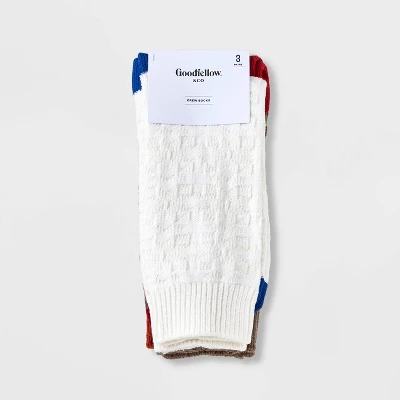 Men's Heel Toe Patch Crew Socks 3pk - Goodfellow & Co™ Tan/Orange/Cream 6-12 4 Men's Heel Toe Patch Crew Socks 3pk - Goodfellow & Co™ Tan/Orange/Cream 6-12 - Image 2